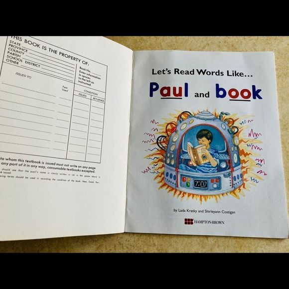 Let's Read Words Like... Paul and Book - Picture 2 of 14